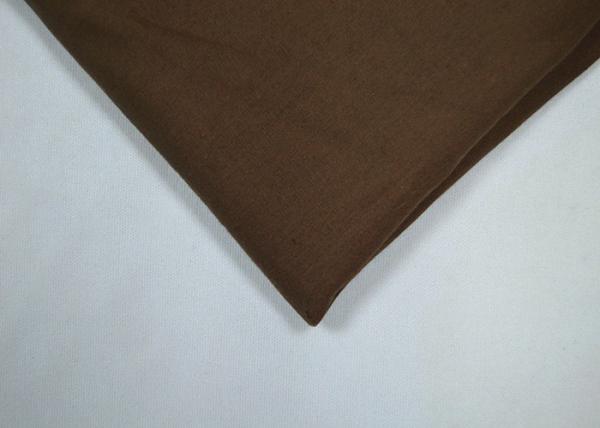 Elegant Dark Khaki Plain Weave Fabric Reactive Dye With Harmless Material