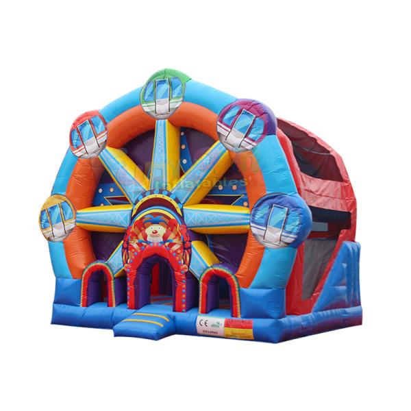 Дом прыжка колеса Феррис раздувной комбинированный/коммерчески скача замок