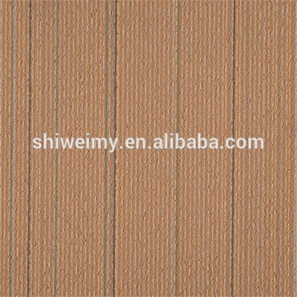 Wholesales striped commercial office carpet tiles