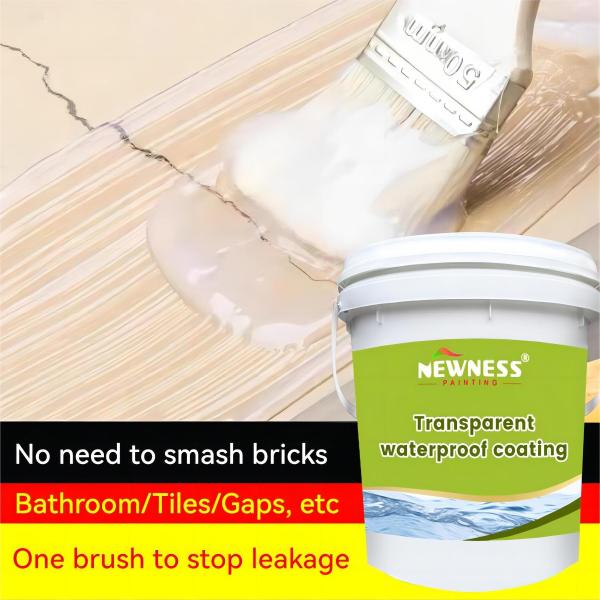 Resistance Water Proofing Outdoor Paint Polyurethane Waterproof Roof Coating with 4H Drying Time