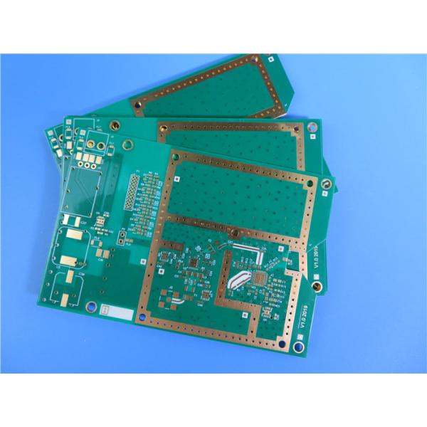 Hybrid PCB | Mixed Material 4-layer PCB Made On 20 mil RO4350B + FR4 With Blind