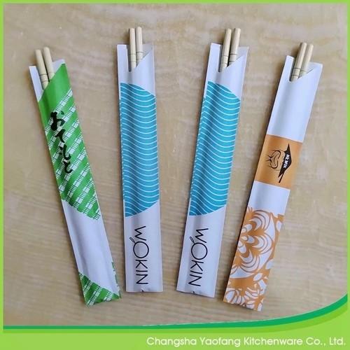 5.0*200 Mm Disposable Round Bamboo Chopsticks Bulk Custom Logo
