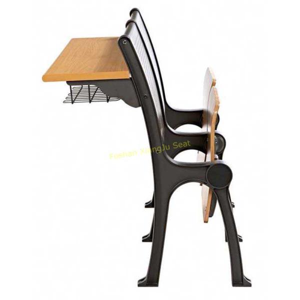 Steel Coated Stadium School Furniture Roll Up Chair Fixed Desk / Auditorium Seating