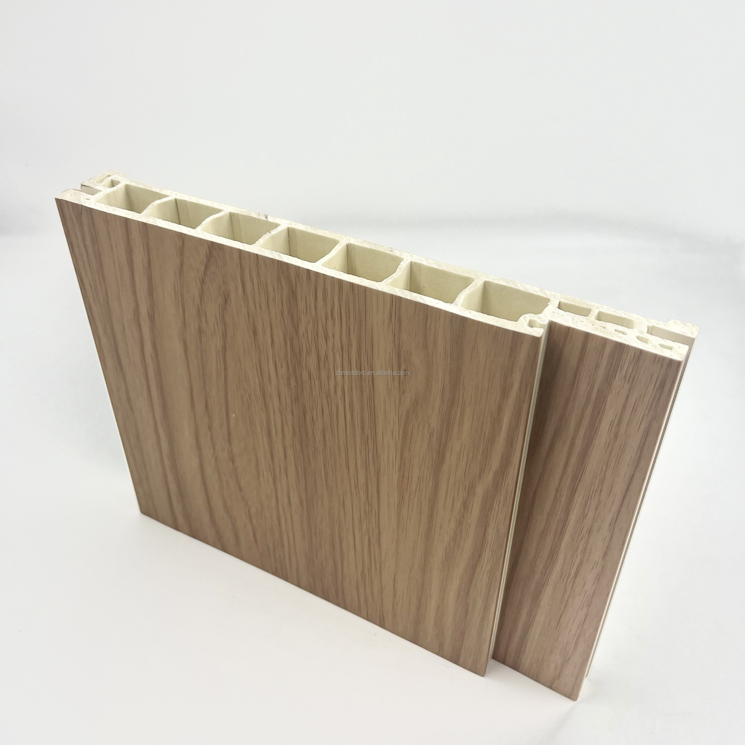 Modern Design Others Doors Waterproof Interior Hollow Bathroom Bedroom WPC Door Panel Sample Jamb Frame With Smart Lock