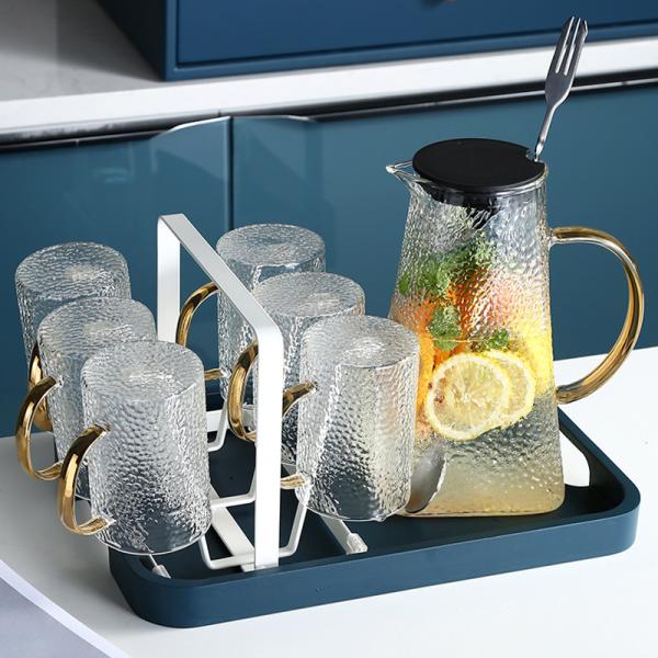 Покрашенная чашка эспрессо стеклянная с ручкой, Тумблер стекла стены Эко дружелюбным двойным