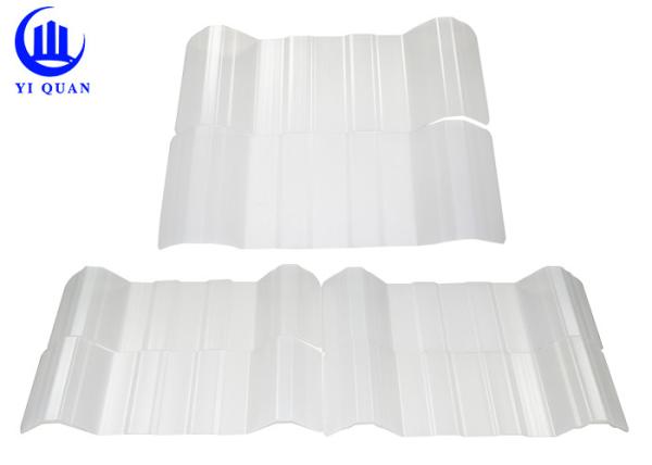 Folhas telhando transparentes do PVC do anti PC da corrosão para o jardim da tampa do estacionamento