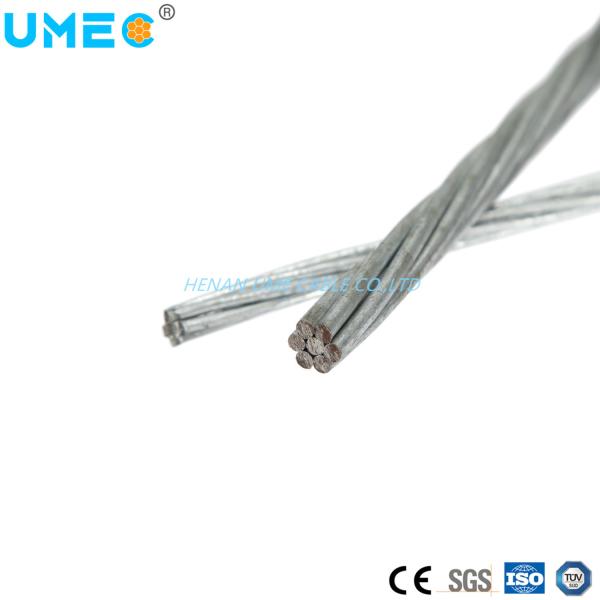 7/1.57mm Greased Galvanized Steel Wire Core Strand for ACSR Dog Overhead and Ground