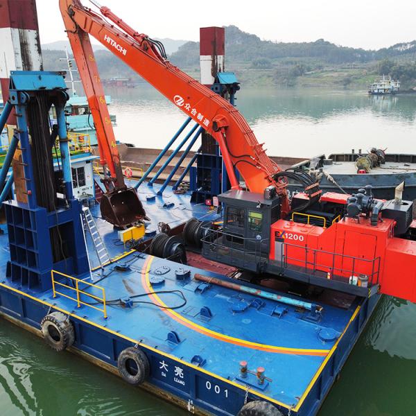 Material 1200 de Extension Digger Boom Stick Q355B del excavador de Long Reach Arm Hitachi del excavador 35 metros