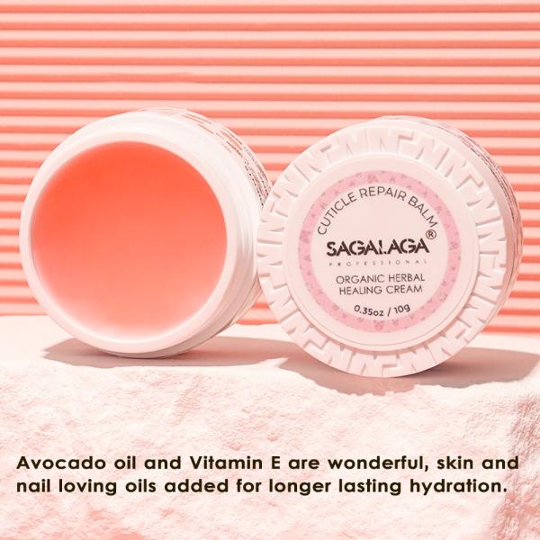 Organic Cuticle Balm Natural Certified Cuticle for Nail Moisturize Protect Heal Cracked & Rigid Skin