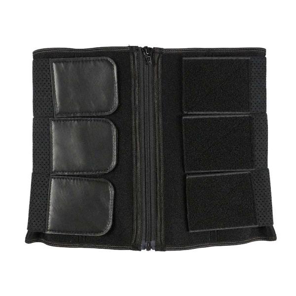 Тренер талии 3 диапазонов черного неубедительного тела ваяя эластичный для ручек любов