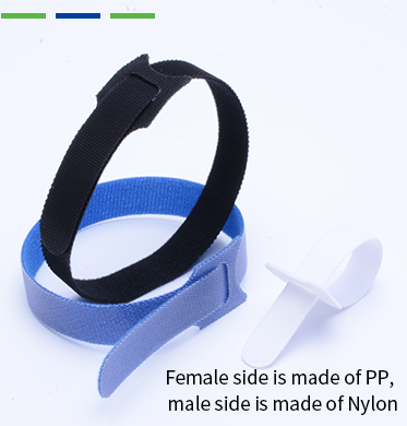 Best Quality Reusable Hook Loop Cable Tie Custom Length logo Cable Ties Hook and Loop Cable Ties