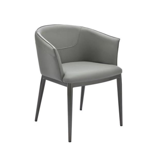 Popular Design Modern Leather Chairs and Metal Dining Chair