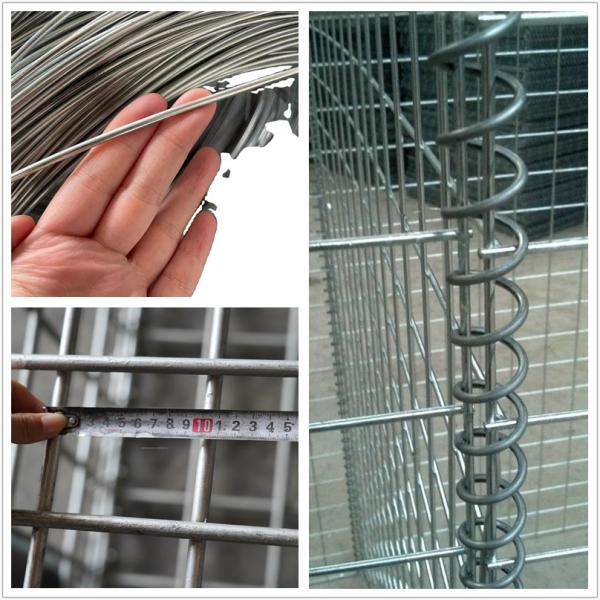 Galvanized Iron Wire Welded Gabions for Protection Hot Dipped Welded Mesh Gabion Boxes