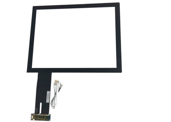 Transparent 19 Inch Tft Capacitive Touchscreen , Waterproof Touch Screen Panel,Walll Mount Table Financial System