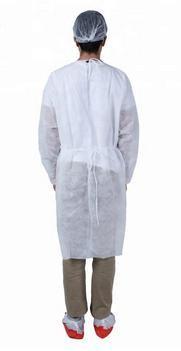 Anti Saliva Disposable Protective Gowns Ppe Coverall For Lab / Food Safety