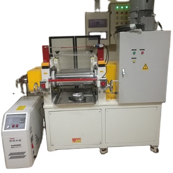 XK-200 Lab Type Rubber and Plastic Two Roll Open Mixing Mill with Adjustable Voltage