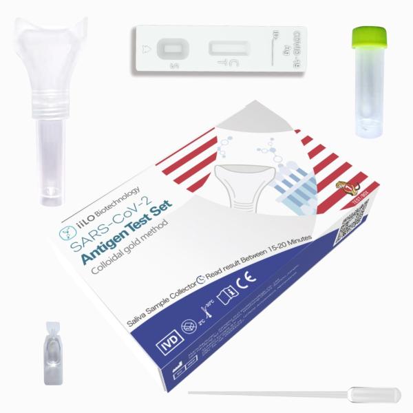 Class III Swabs Antigen Test Kit SARS-CoV-2 Testing 1 Test/Box iiLO 70mm Australia