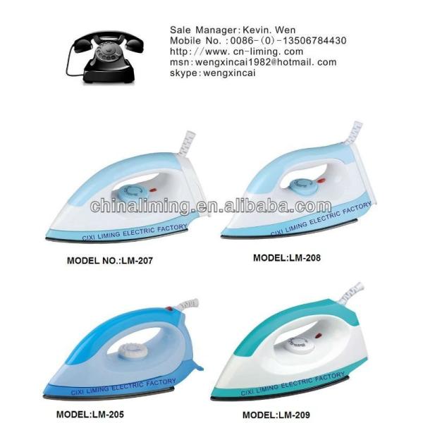 Aluminum Soleplates Material DRY IRON for Household LM-209