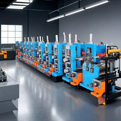 Quick Change Rollers MS High Frequency Welding Pipe Mill for Carbon Steel