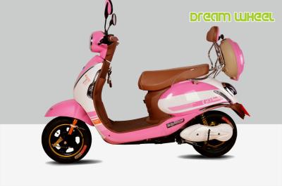 60V 500W Pedal Assisted Electric Scooter 14 45km/H Brushless Motor Moped Classic Vespa