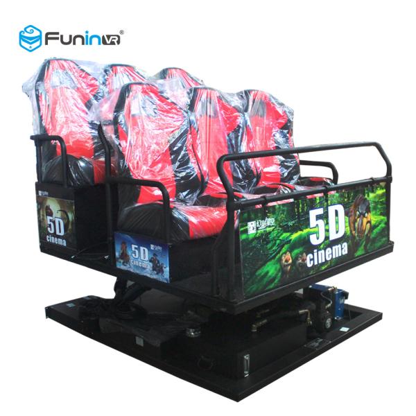 o simulador Funin 6-12 do cinema 9D VR de 5D 7D assenta a tela do metal da liga de alumínio dos vidros 3DM