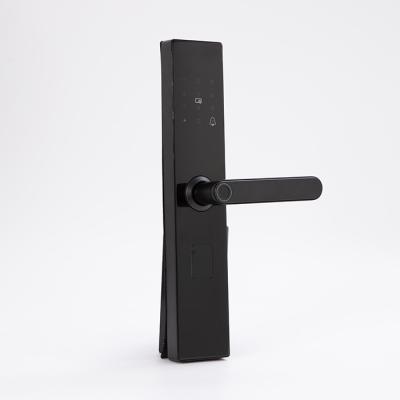 Electronic Fingerprint Smart Door Lock Zinc Alloy Body Fingerprint Keypad Door Lock