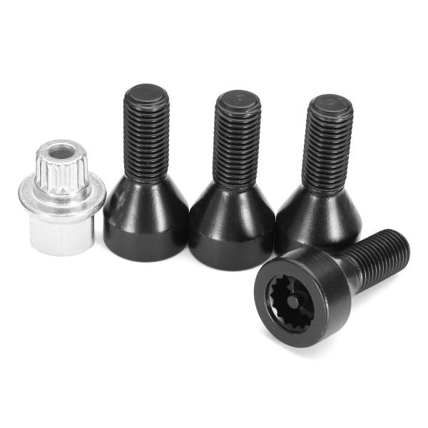 Security Car Locking Wheel Bolts Carbon Steel Apply To For BMW E32 / E34 / 328i