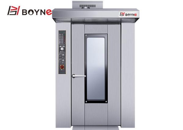Stainless Steel Rotary Oven 16 Trays Electric For Bread Baking big yield and efficiency