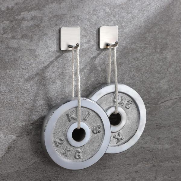 Adhesive Hooks Office Hooks Hanging Keys for Kitchen Stick on Wall