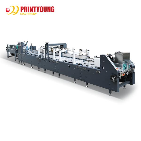 машина 300m/Min складчатости коробки замка крюка картона 800gsm нижняя