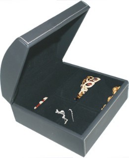 поднос комнаты для гостей приемной кожаных продуктов гостиницы 185*185*95mm