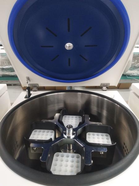 Centrifugadora de laboratorio de baja velocidad de alta velocidad mezclada de alto rendimiento con múltiples opciones de rotor