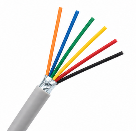 UL2464 6C×20AWG Flexible Industrial Cable Tinned Copper Stranded with SR-PVC Insulation and PVC Jacket 300V 80℃
