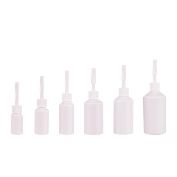 Customizable Cosmetic packaging for essence with PE bottle material and pump head material in 3/5/7/10/15/20/30ml sizes