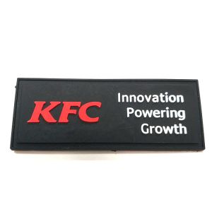 значки одежды печати 3D резиновые обозначают заплаты Pvc дальше шьют одежду