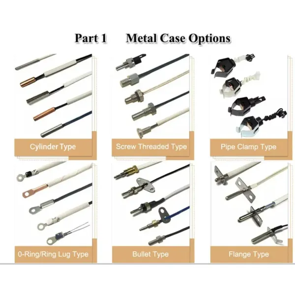 Thread Head Ntc Temperature Sensor PT100 R J Thermocouple Thermal Sensor Switch