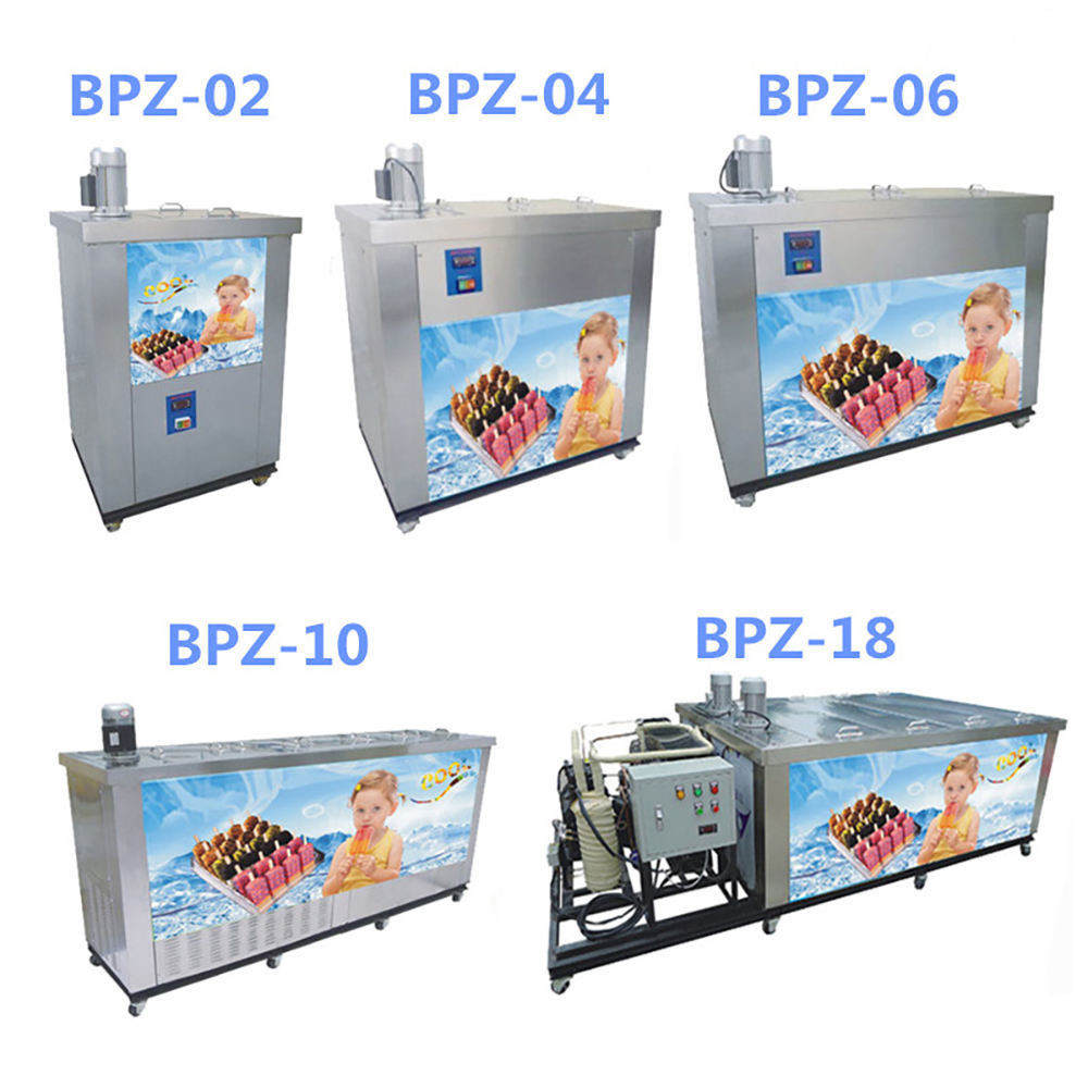 High Productivity Stainless Steel Popsicle Machine for Food Shop Customized Popsicle Machine