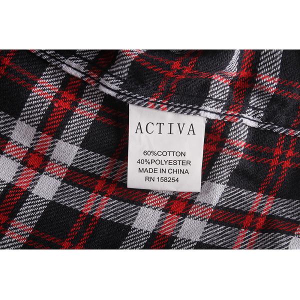 7 Colors Cotton Long Sleeve Mens Casual Plaid Shirts