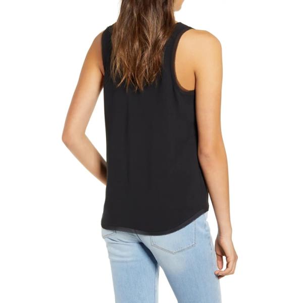 High Quality 100% Cotton Deep V neck Gym Short Sleeve Tank Top for Women Sportswear