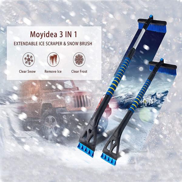 6Inch Extendable Windshield Snow Scraper For Trucks
