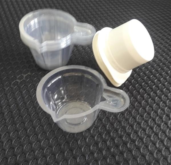 Mini eco-friendly pp transparent plastic disposable sauce cup with lid cover