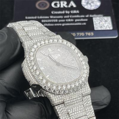 Moissanite mecânico enchido Diamond Watch