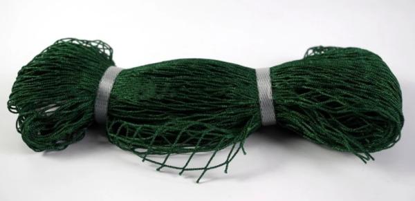PE Knotted Braided Extendable Fishing Net , Green Fishing Net HDPE Material