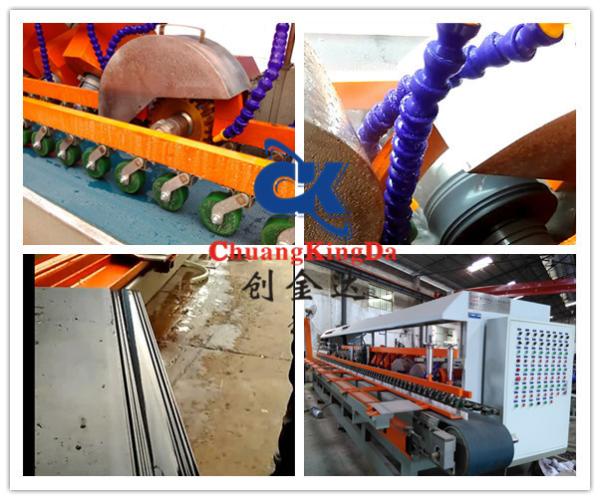 Automatic Marble Tiles Skirting Stare Step Polishing Machine Deep Processing Machine Made in China CKD Company