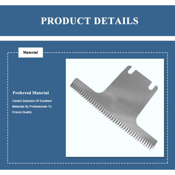 HSS Plastic Film Bag Saw Cutting Blade , Packaging Machine Blades Size Cutomized