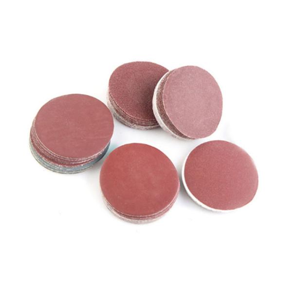 300mm 350mm RED Hook Loop Sandpaper for Epoxy Floor Grinding Cement Wall Sanding Disc
