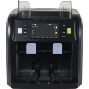 Free Spare Parts Smart 2CIS Handle Rechargeable Banknote Sorter Machine SJ-668 Double Pocket