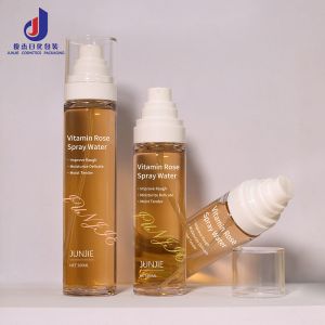 Junjie Thick Wall Petg Plastic Spray Bottle Fine Mist clear pink Blue Refillable