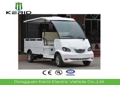 4 rodas brancas Mini Electric Cargo Van Utility Buggy com a caixa da carga do metal