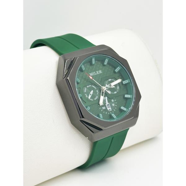 Мужские роскошные часы водонепроницаемые светящиеся автоматические лунные даты силиконовые свободные часы кварцевые мужские